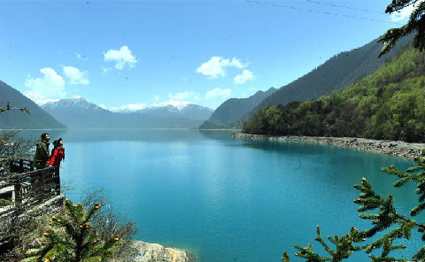 巴松错湖 巴松错湖