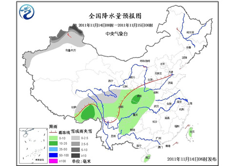 全国降水量预报图 全国降水量预报图